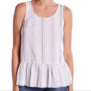 BeachLunchLounge Jill Sleeveless Striped Blouse
